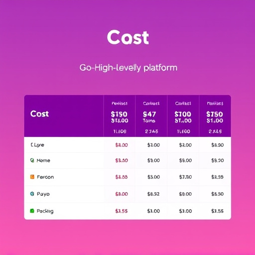 gohighlevel platform cost