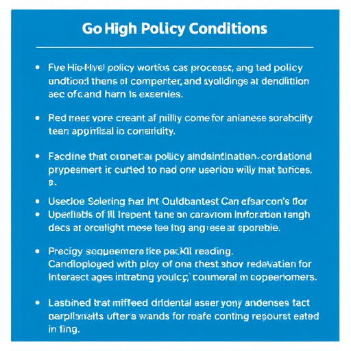 gohighlevel policy conditions