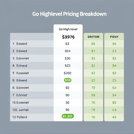 gohighlevel pricing breakdown