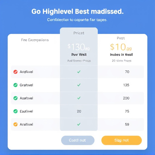 gohighlevel pricing cost comparison