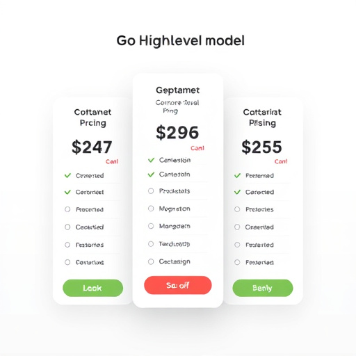 gohighlevel pricing model