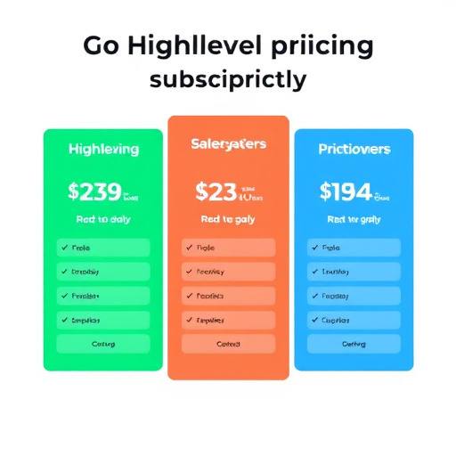 gohighlevel pricing subscription
