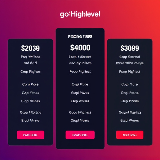 gohighlevel pricing tiers