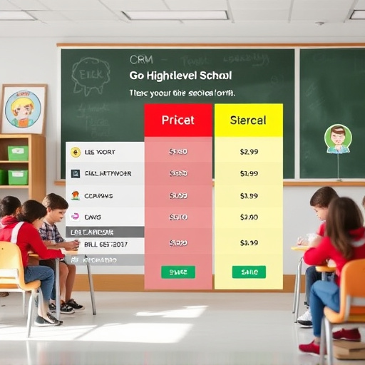 gohighlevel school crm pricing