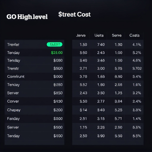 gohighlevel server cost analysis