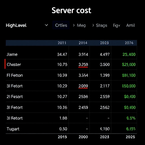 gohighlevel server cost analysis