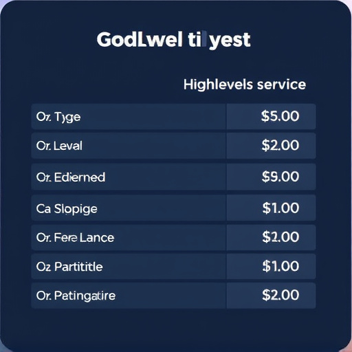 gohighlevel service cost
