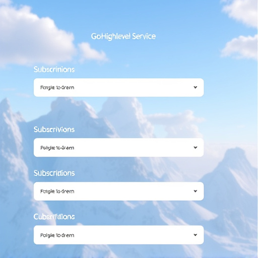 gohighlevel service subscriptions