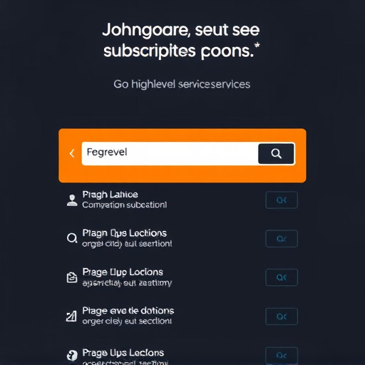 gohighlevel service subscriptions