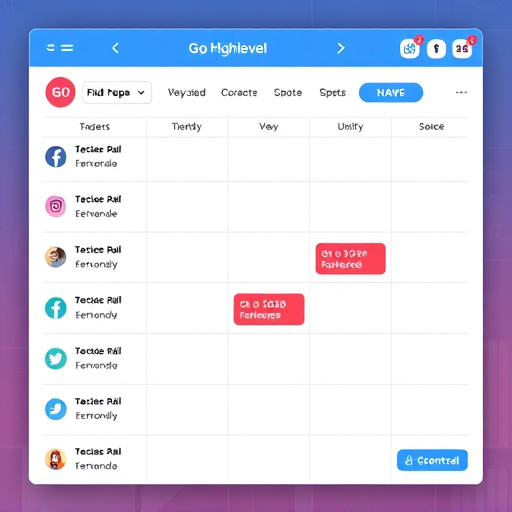 gohighlevel social scheduling