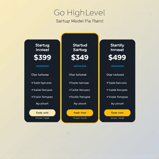 gohighlevel startup pricing model