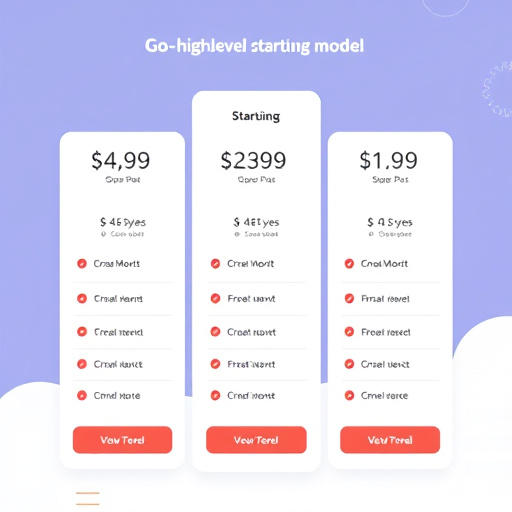 gohighlevel startup pricing model