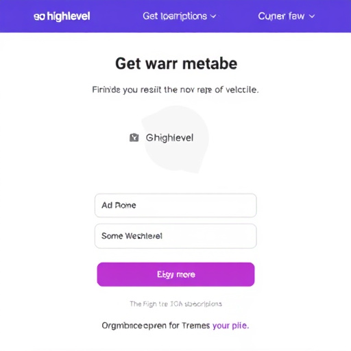 gohighlevel subscription