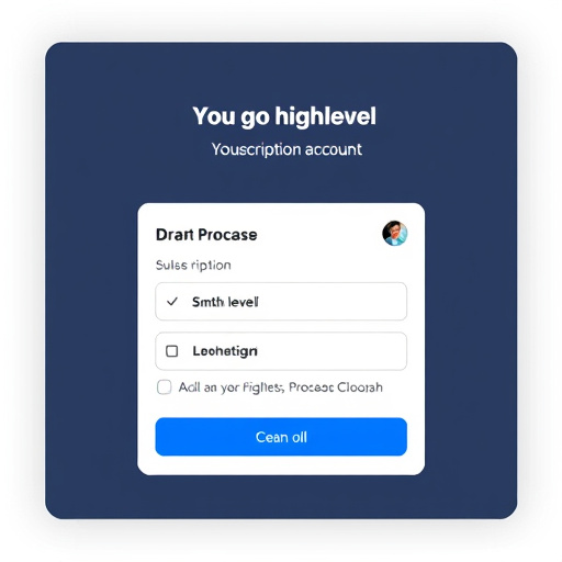gohighlevel subscription account