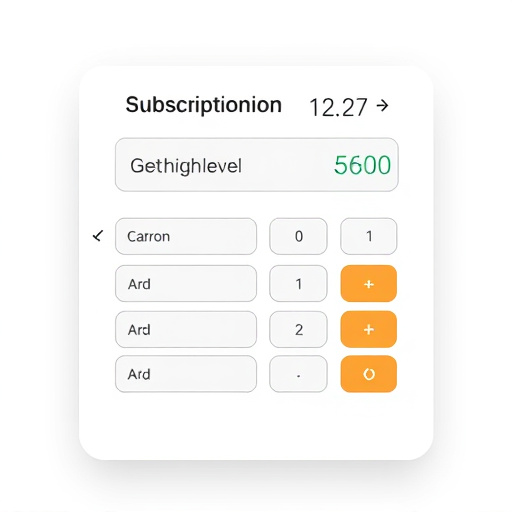 gohighlevel subscription calculator