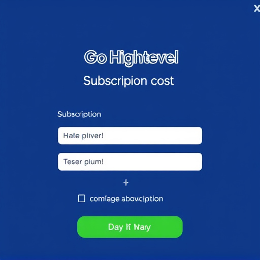 gohighlevel subscription cost