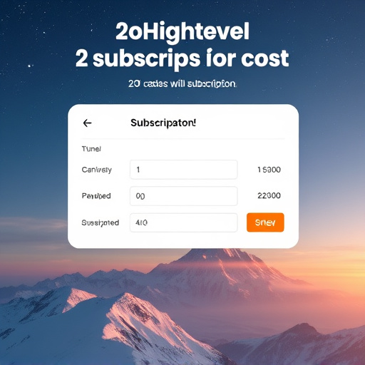 gohighlevel subscription cost