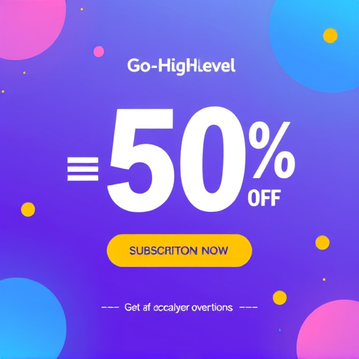 gohighlevel subscription discount