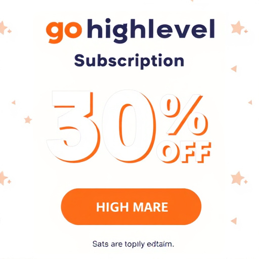 gohighlevel subscription discount