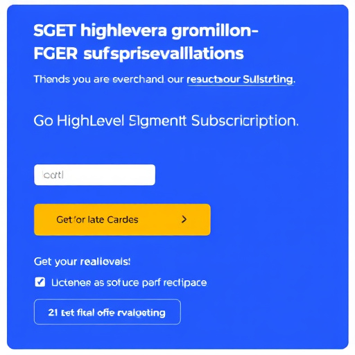 gohighlevel subscription evaluation