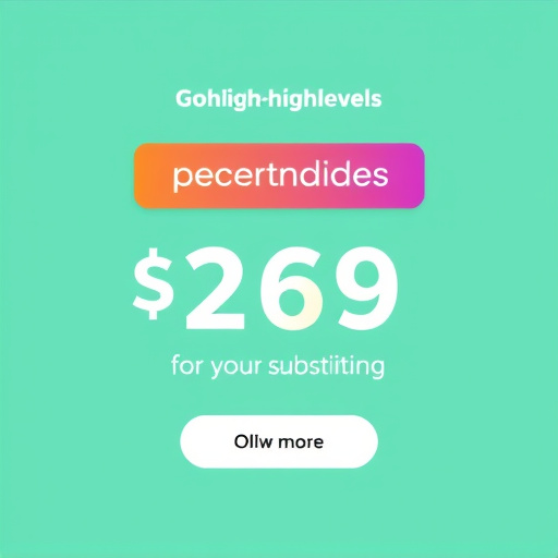 gohighlevel subscription price