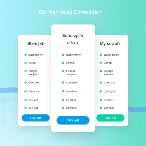 gohighlevel subscription pricing