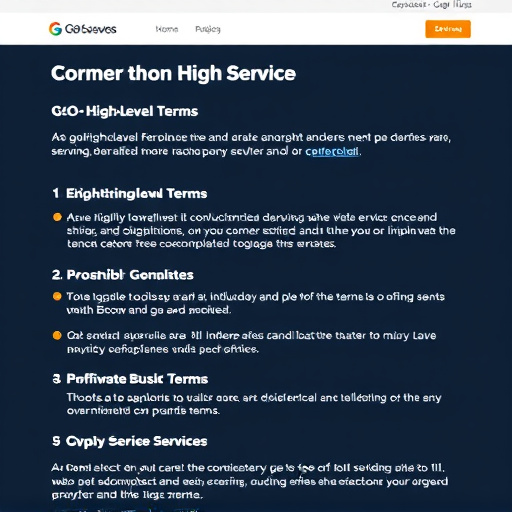 gohighlevel terms service templates