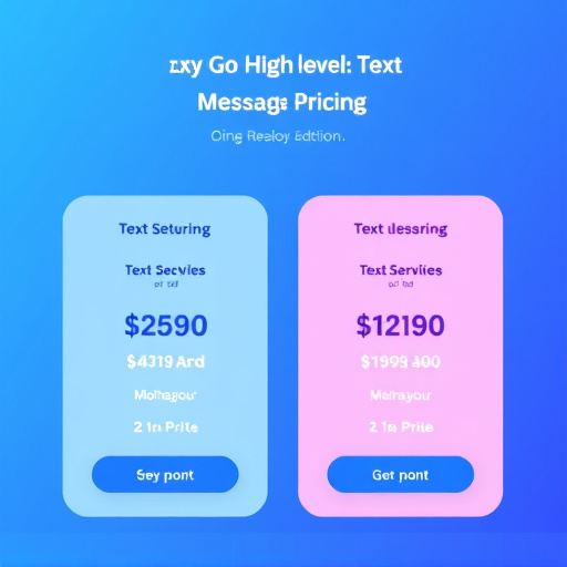 gohighlevel text messaging pricing
