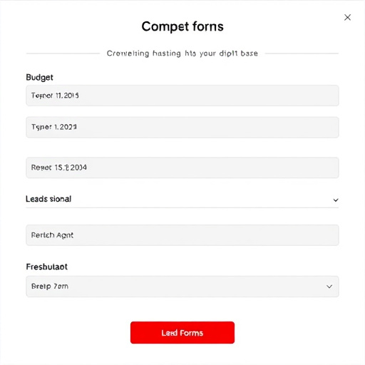 gohighlevel tiktok lead forms budget