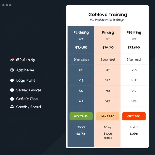 gohighlevel training pricing