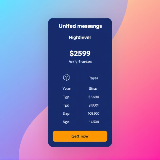 gohighlevel unified messaging pricing