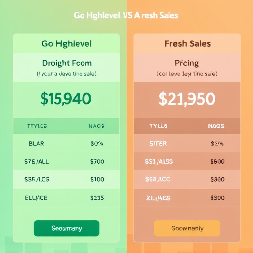 gohighlevel vs freshsales pricing