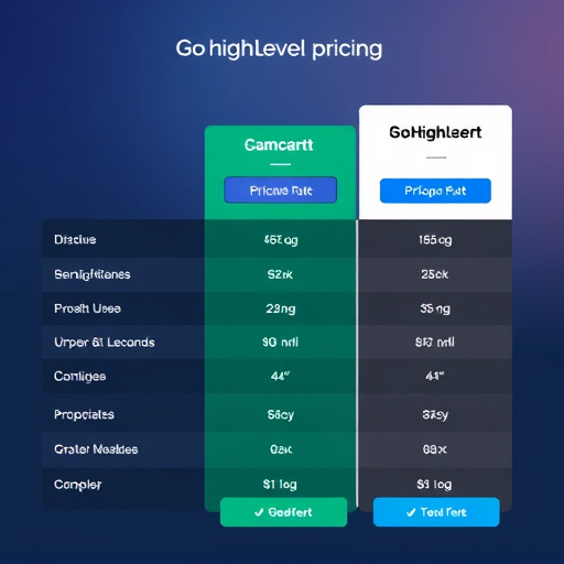 gohighlevel vs samcart pricing comparison