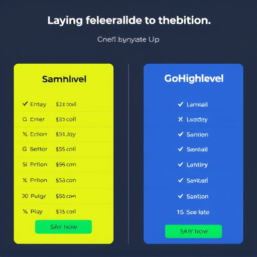 gohighlevel vs samcart pricing comparison