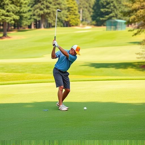 golfing
