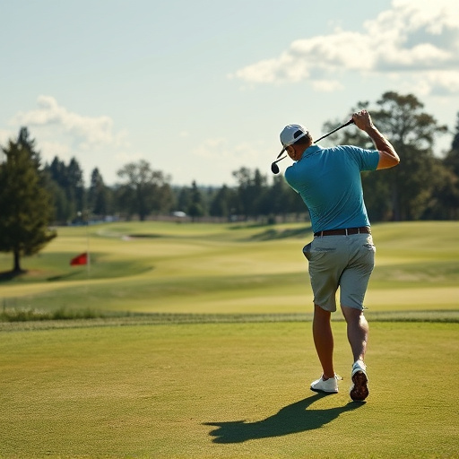golfing