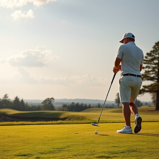 golfing
