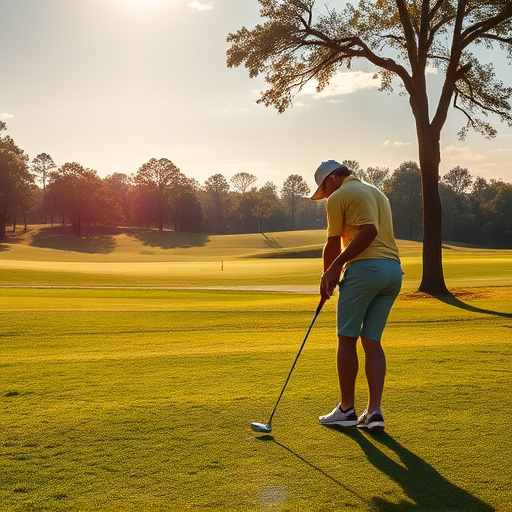 golfing
