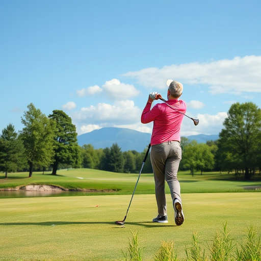 golfing
