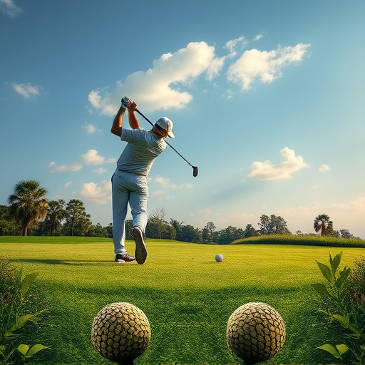 golfing