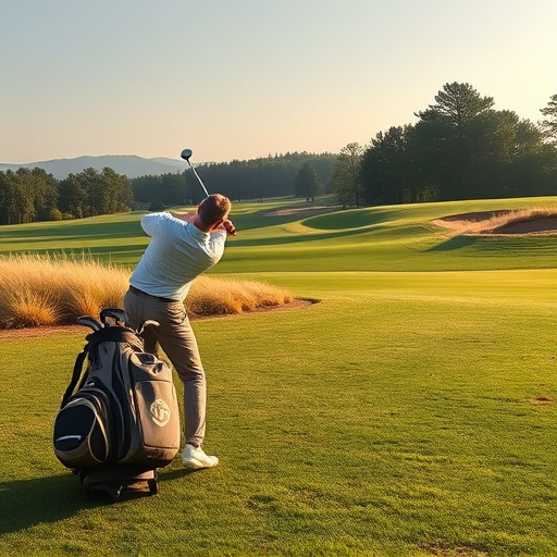 golfing