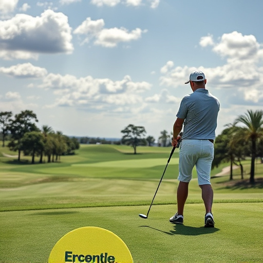 golfing