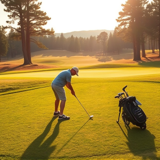golfing