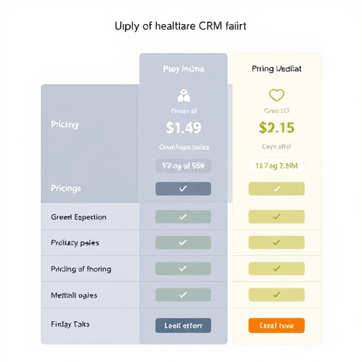 healthcare crm pricing options