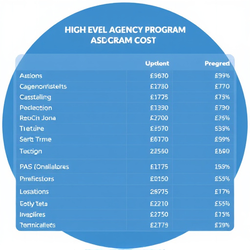 highlevel agency program cost