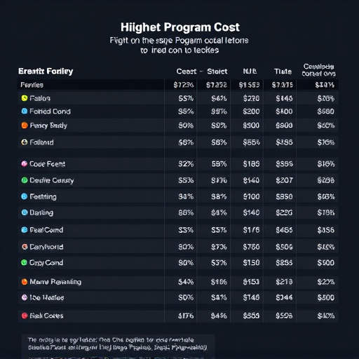 highlevel agency program cost