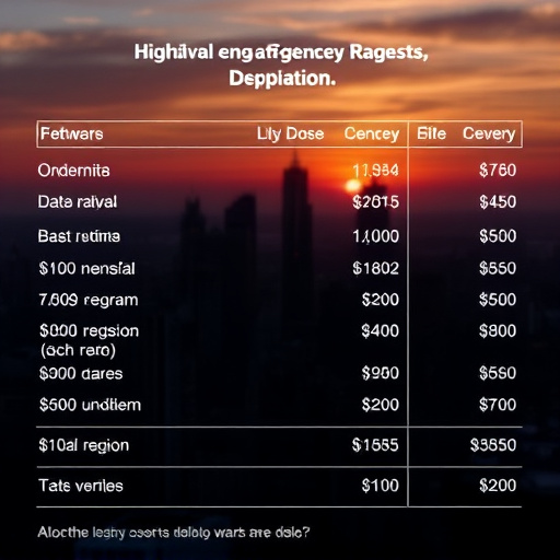 highlevel agency program cost