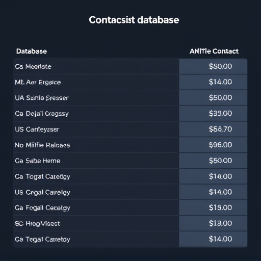 highlevel contact database cost
