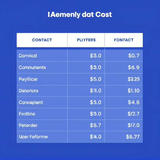 highlevel contact database cost
