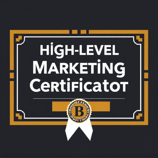 highlevel marketing certification